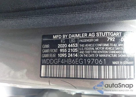 2014 Mercedes-Benz C 250 Luxury/Sport from USA, damaged, VIN WDDGF4HB6EG197061